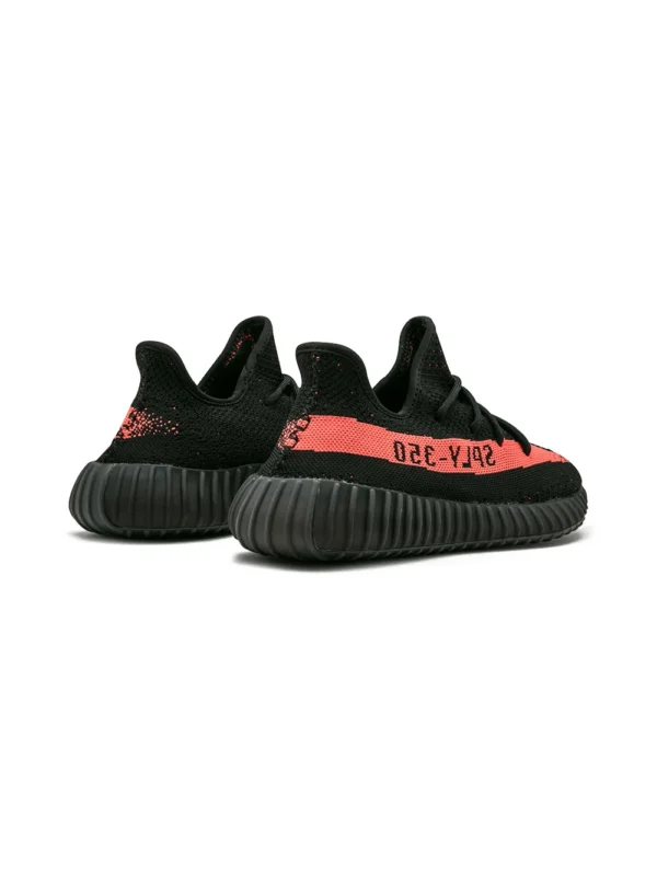 Yeezy Boost 350 V2 Core Black Red - Image 4