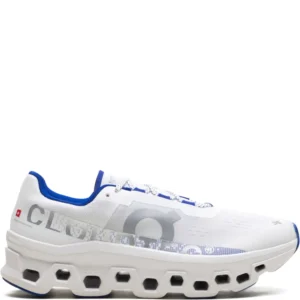 On Running Cloudmonster White Blue