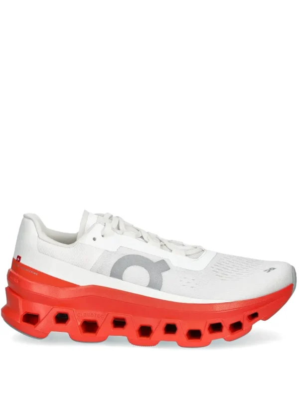 On Running Cloudmonster White Orange