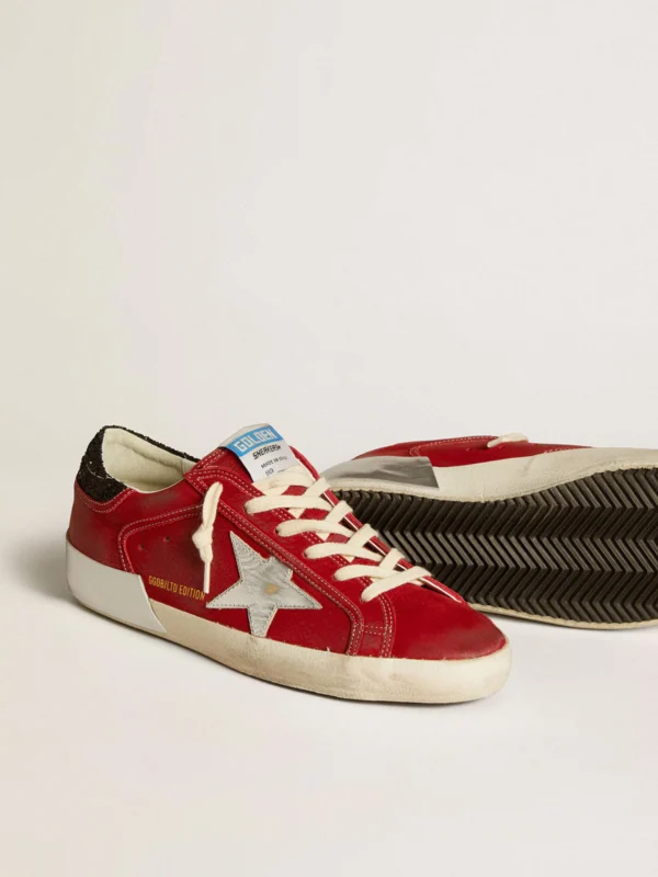 Golden Goose Super Star LTD  In Red Nubuck - Image 3