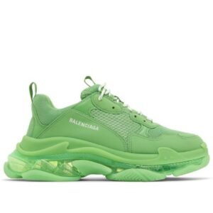 Balenciaga Triple S “Clear Sole” Green