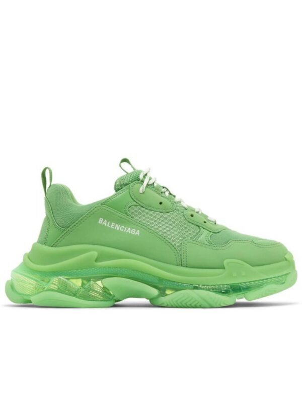 Balenciaga Triple S “Clear Sole” Green