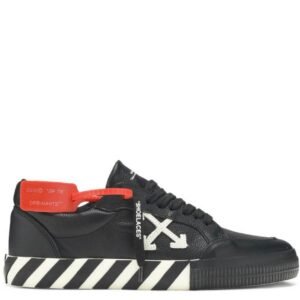 Off- White Low “Vulcanized” Black/ White