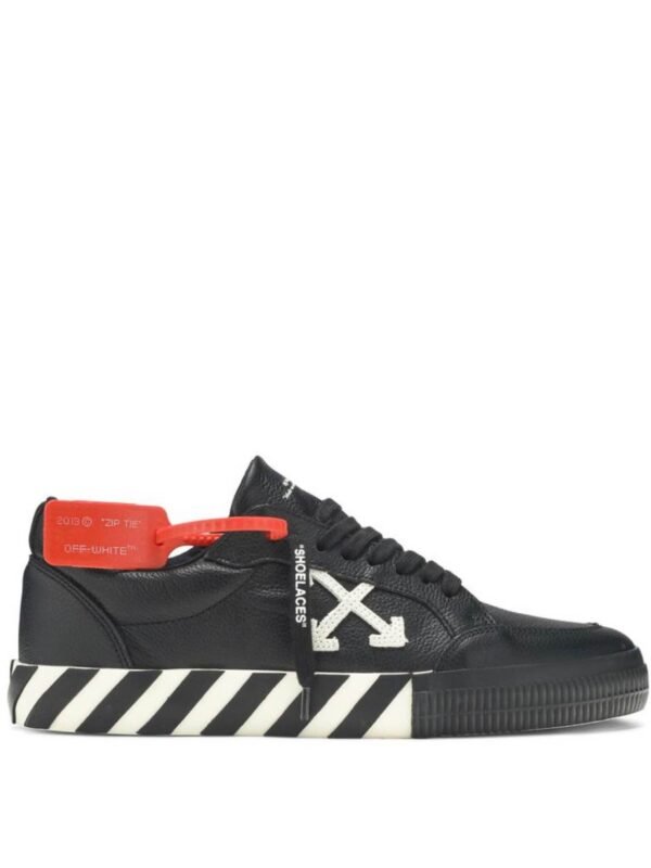 Off- White Low “Vulcanized” Black/ White