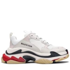 Balenciaga Triple S “White Black Red”