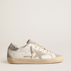 Golden Goose Super Star Silver Glitter