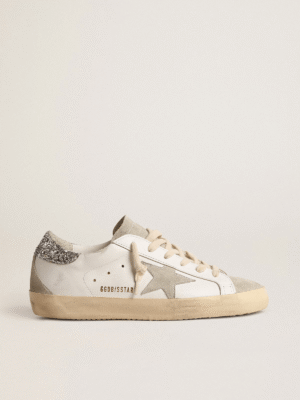 Golden Goose Super Star Silver Glitter