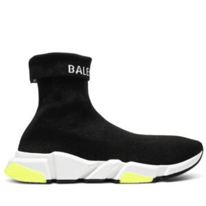 Balenciaga Speed Cuffed Black Yellow