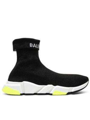 Balenciaga Speed Cuffed Black Yellow