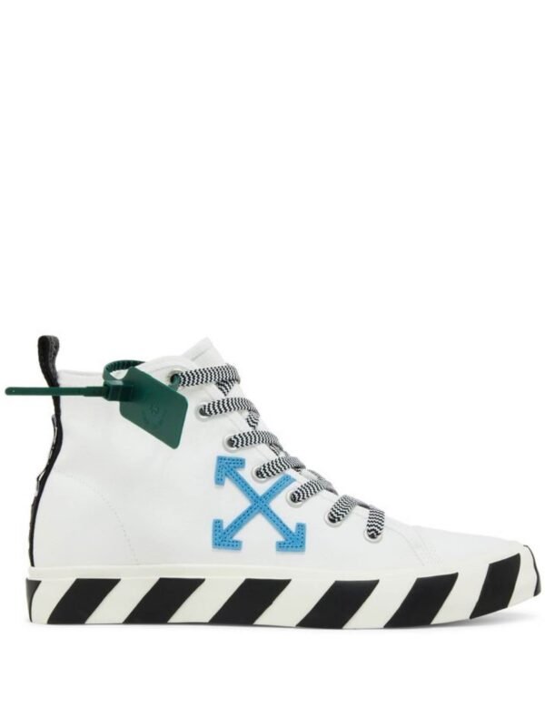 Off-White Mid “Vulcanized” White/Blue