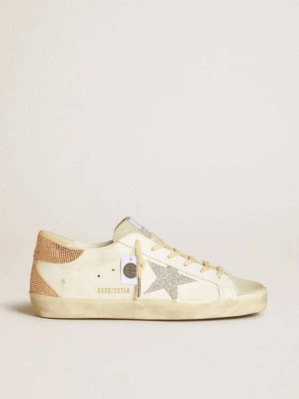 Golden Goose Super Star With Swarovski Crystal