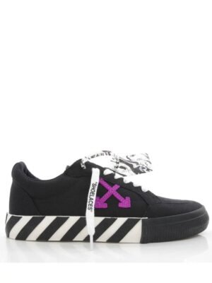 Off-White Low “Vulcanized” Black Purple