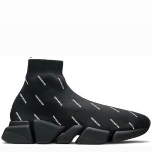 Balenciaga Speed logo Black