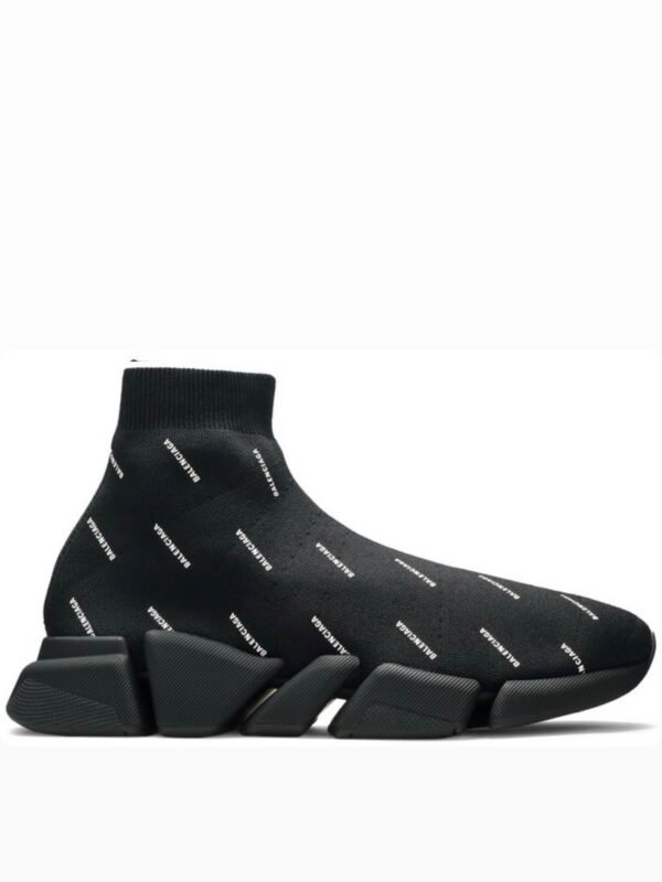 Balenciaga Speed logo Black