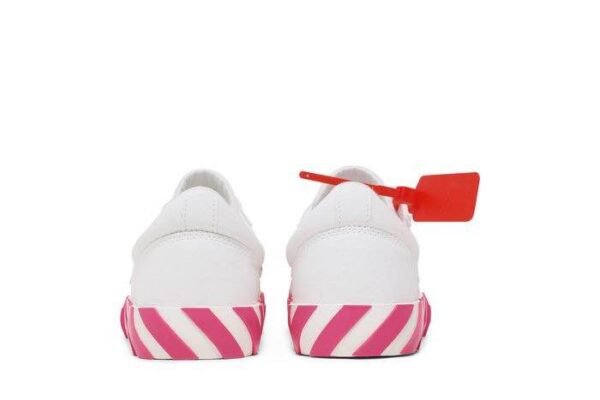 Off- White Low “Vulcanized” White Fuchsia - Image 4