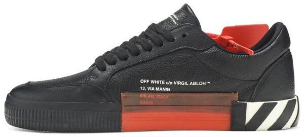 Off- White Low “Vulcanized” Black/ White - Image 2