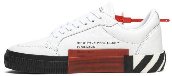 Off- White Low “Vulcanized” White/Black - Image 2