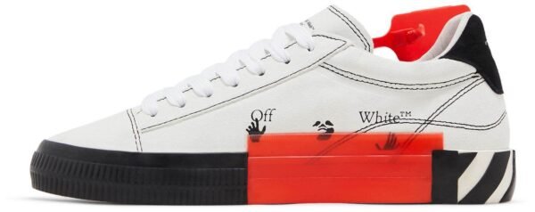 Off- White Low “Vulcanized” Arrow White/Black - Image 2
