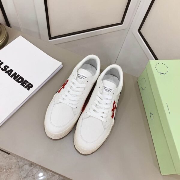 Off-White Low “Vulcanized” White/Red - Image 2