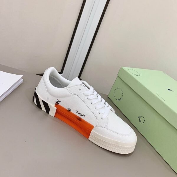Off-White Low “Vulcanized” White/Red - Image 3