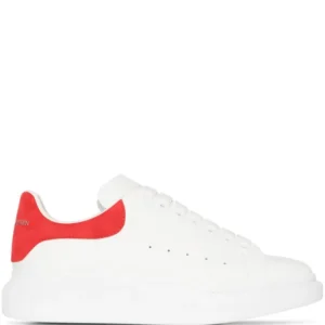 Alexander McQueen White/Red Gamuza