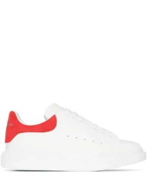 Alexander McQueen White/Red Gamuza
