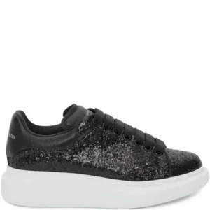 Alexander McQueen Black Glitter