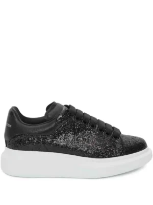 Alexander McQueen Black Glitter