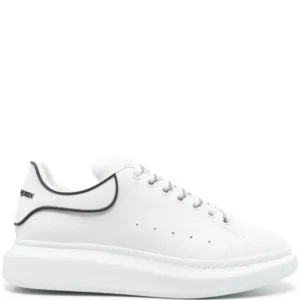 Alexander McQueen White Contorno negro