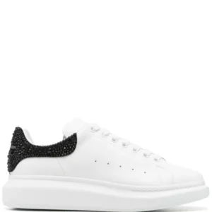 Alexander McQueen White/Cristales Negros