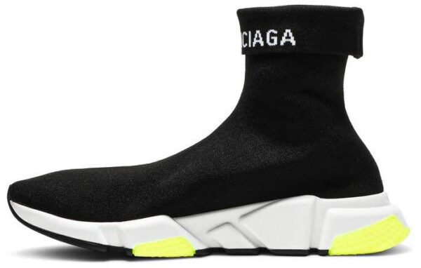 Balenciaga Speed Cuffed Black Yellow - Image 2