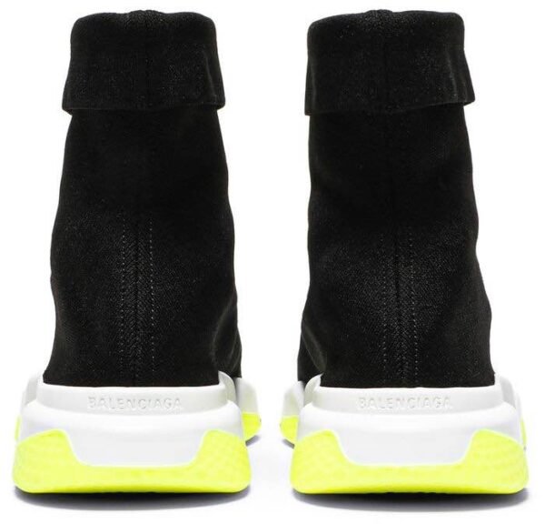 Balenciaga Speed Cuffed Black Yellow - Image 4