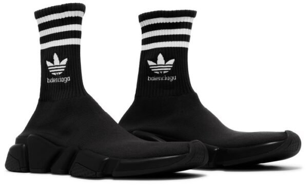 Balenciaga Speed x Adidas Black - Image 5