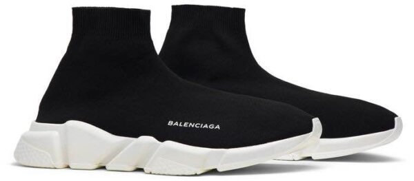 Balenciaga Speed Mid  Black/White - Image 5