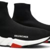 Balenciaga Speed Black Red - Image 2