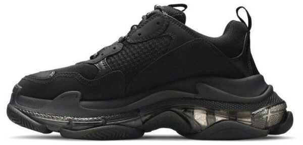 Balenciaga Triple S “Clear Sole” Black - Image 5