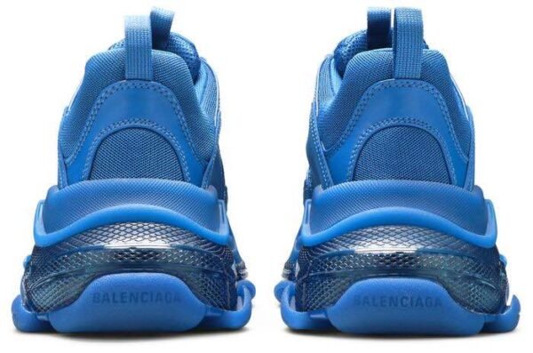 Balenciaga Triple S “Clear Sole” Deep Blue - Image 3