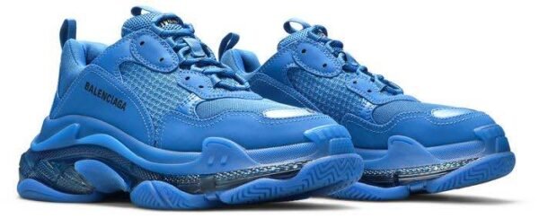 Balenciaga Triple S “Clear Sole” Deep Blue - Image 5