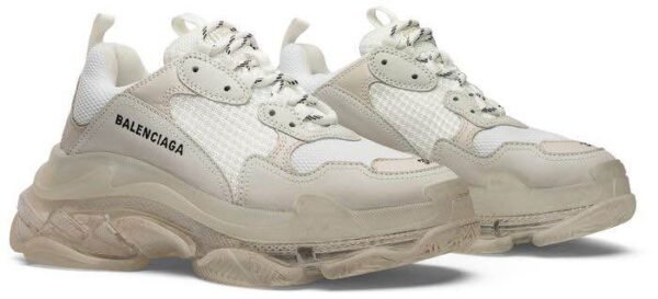 Balenciaga Triple S “Clear Sole” Beige - Image 2