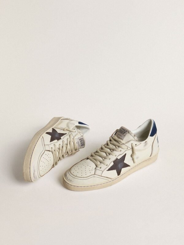 Golden Goose Ball Star Negro Talón Azul - Image 2