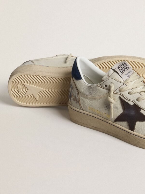 Golden Goose Ball Star Negro Talón Azul - Image 3
