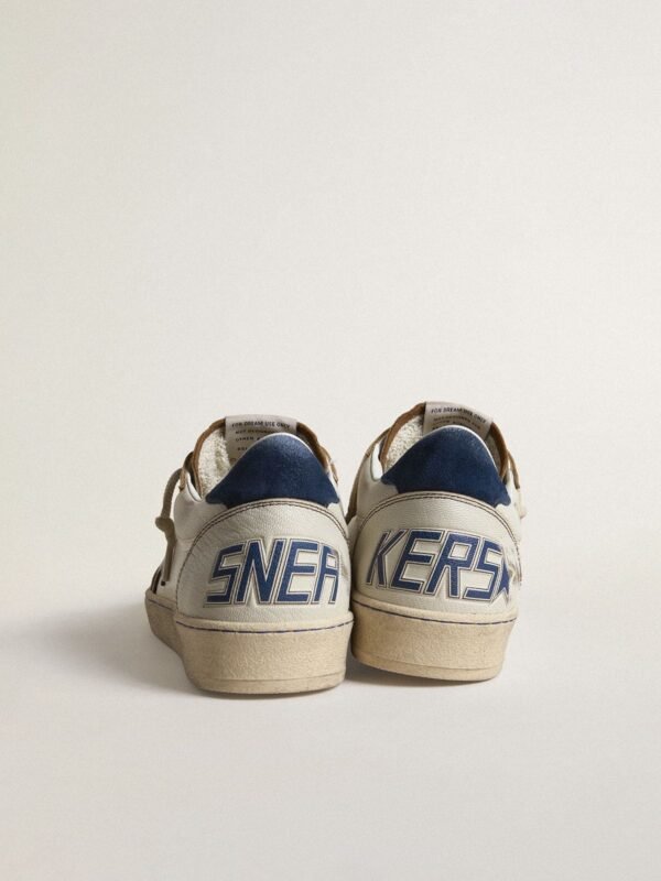 Golden Goose Ball Star Negro Talón Azul - Image 4