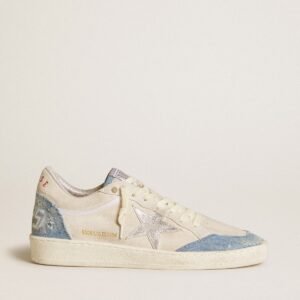 Golden Goose Ball Star Piel Laminada Denim