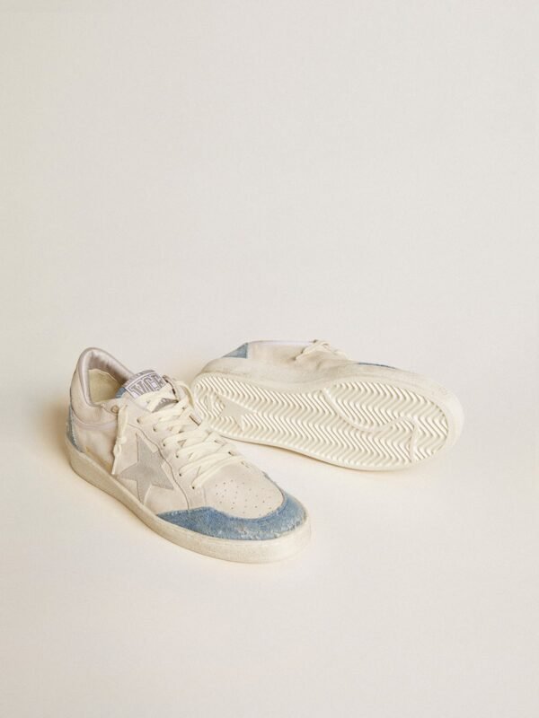 Golden Goose Ball Star Piel Laminada Denim - Image 3