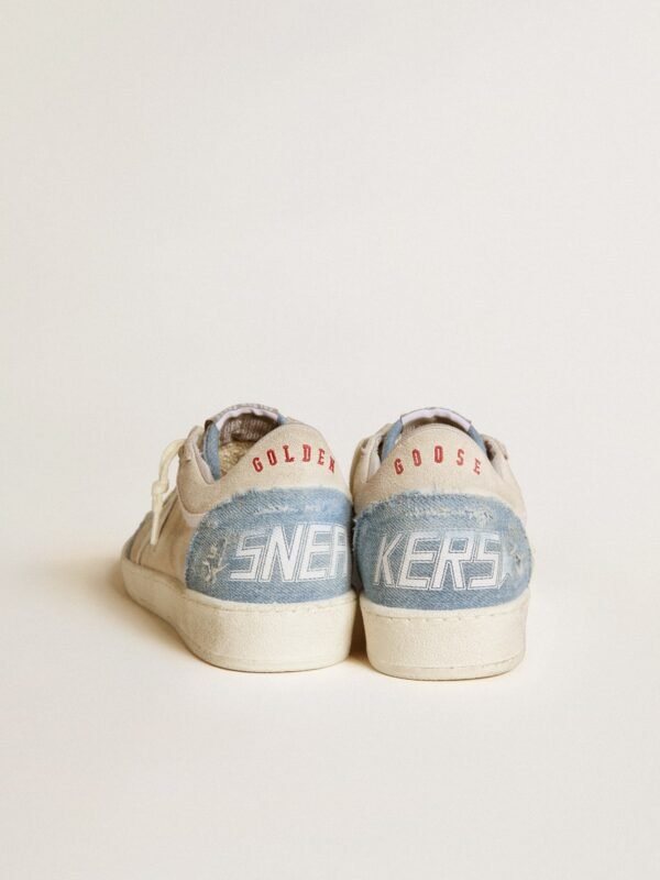Golden Goose Ball Star Piel Laminada Denim - Image 4