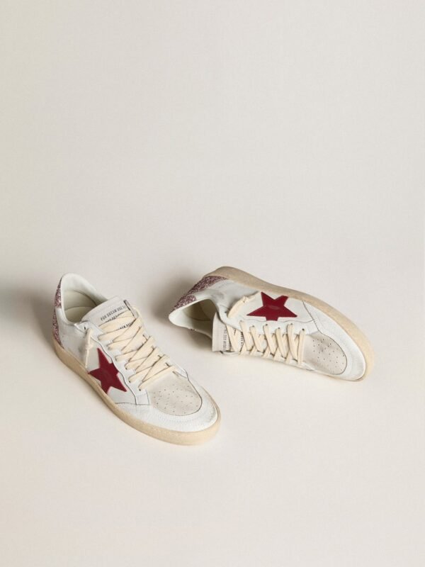 Golden Goose Ball Star Talón Glitter Rosa - Image 2