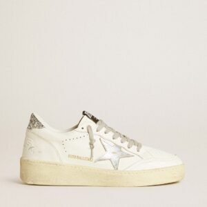 Golden Goose Ball Star Plateado Glitter