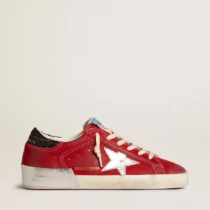 Golden Goose Super Star LTD  In Red Nubuck