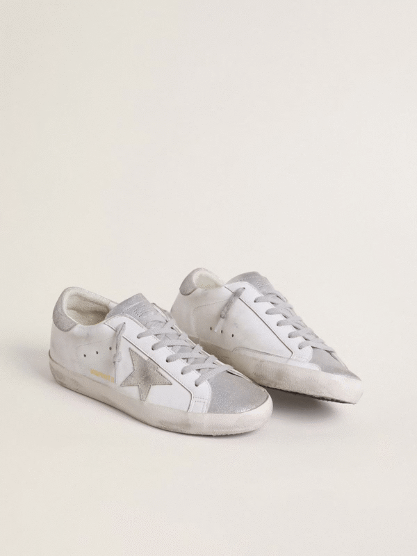 Golden Goose Super Star With Gray Suede Star - Image 4