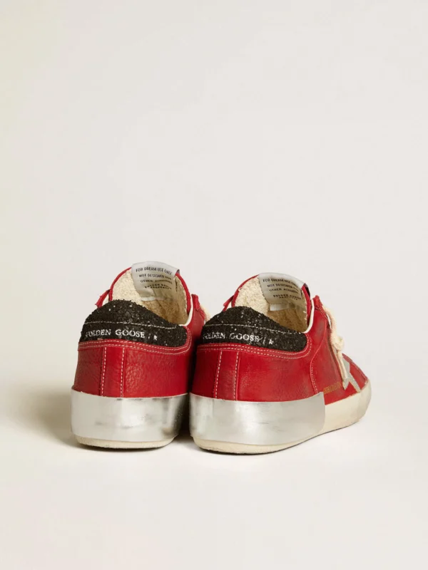 Golden Goose Super Star LTD  In Red Nubuck - Image 2